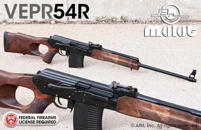 Russian VEPR 7.62x54R 23" Rifle - $819.95 after code "AIM040715"