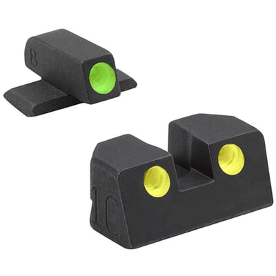 Meprolight 3-Dot Springfield XD 45 ACP Black Day/Night Sights Green/Yellow - $59.92  (Free S/H over $75 or Free store pickup)