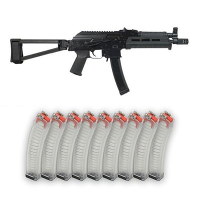 PSA AK-V 9mm MOE Triangle Folding Pistol, Black With 10 Magazines - $999.99 + Free Shipping