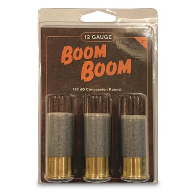 Reaper Boom Boom Concussion (up to 182 dB) 12 Gauge, 2", 3 Rounds - $24.69 (Buyer’s Club price shown - all club orders over $49 ship FREE)