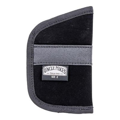 Uncle Mike's Size 2 Right Hand Inside the Pocket Holster, Textured Black - $1.99