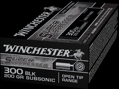 Winchester Ammo Super Suppressed 300 Blackout 200Gr 20rd - $11.98 (FREE Shipping on Firearms)