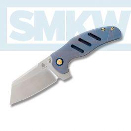 Kizer Knives Sheepdog Stonewash CPM-S35VN Blade Blue 6AL4V Titanium Handle - $204 (Free S/H over $75, excl. ammo)