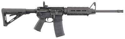 Ruger AR-556 5.56x45mm 16.10" 30Rnd Adjustable Magpul MOE Stock Black Magpul MOE Grip - $647.77