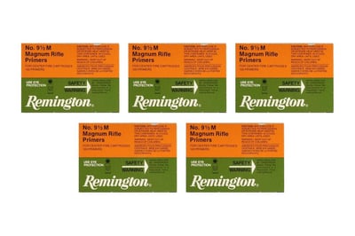 Remington X22622 Centerfire 9-1/2 Large Magnum Rifle Primers 5000 count box - $179.95