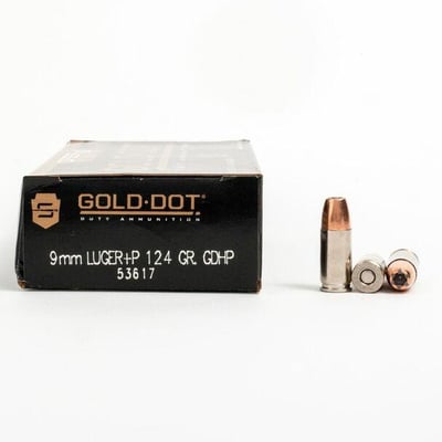 Speer Gold Dot 9mm +P 124 gr Jacketed Hollow Point 100 Rounds - $89.99 + Free Shipping (Free S/H)