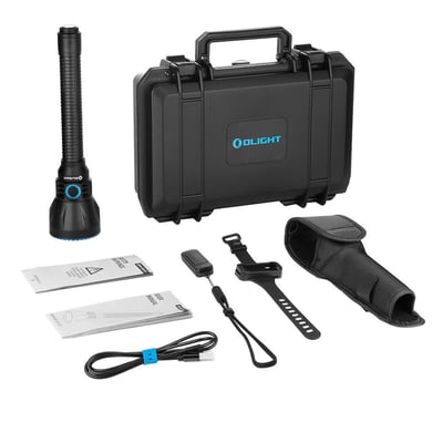 Olight Javelot Turbo 2 1800 Lumen Rechargeable Tactical Flashlight with Long-Range 4921ft Throw, Dual-Switch LED Hunting Light with Wireless Remote 8M Control, Battery Pack & USB C Cable - $188.99 w/code "GUNDEALS" (Free S/H over $49)