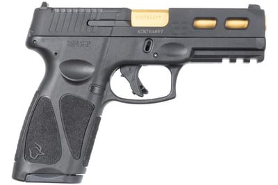 Taurus G3 T.O.R.O 9mm 4" Barrel 15/17 Rnds Gold PVD Slide Cuts Black Matte Finish - $226 