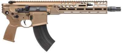 Used Sig Sauer MCX SPEAR-LT Pistol 7.62x39mm 11" Barrel 28-Rounds Coyote Tan - $2000 