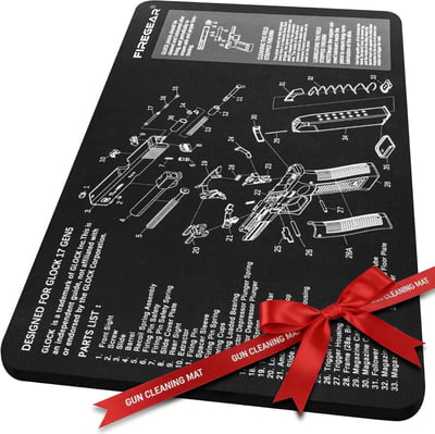 FIREGEAR Gun Cleaning Mat, 1/4 Inch Thick Pistol Cleaning Mat (Use code DMDRADMG) - $4.99 + FREE Shipping