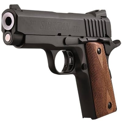 STI International "The Spartan III" 1911 .45 ACP 3.24" Bull Barrel 6 Rounds Mahogany Grips - $3532.99 (Free S/H on Firearms)