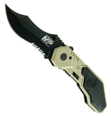 Taylor Brands Smith and Wesson M.A.G.I.C. M&P Serrated Knife, Black/Camo - $36.54 (Free S/H over $89)