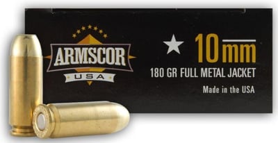 Armscor - 10mm Auto - 180 gr FMJ - 1000 Rounds - $345