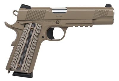 Tisas 1911 Raider Duty Pistol FDE .45ACP 5″ Barrel 8rd G10 Grips - $439.99 (See Price in Cart) 