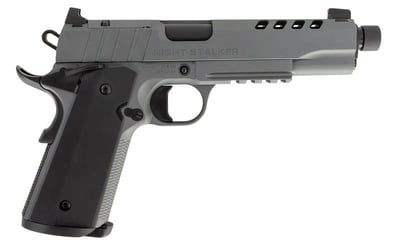 SDS Imports Tisas 1911 Night Stalker 45 ACP Threaded Barrel Tungsten Grey - $499 