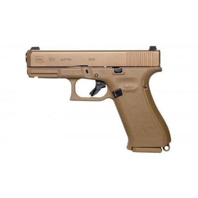 Glock G19X Flat Dark Earth 9mm 4.02" Glock Night Sights - $588 ($9.99 S/H on Firearms / $12.99 Flat Rate S/H on ammo)