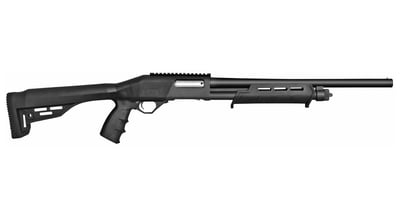 JTS X12PT Pump Action 12 Gauge Shotgun, Black - $119.99