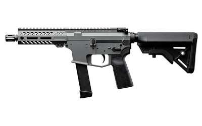 Angstadt Arms UDP-9 Billet Aluminum AR SBR - Grey 9mm 6" barrel 5.5" M-LOK Rail Magpul CTR Stock Accepts Glock Mags - $1073.72 (Add to cart for best price) 