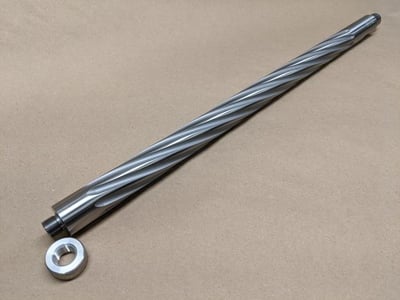 Shaw Match 18" 10/22 Barrel Stainless Helical Flutes Threaded - $250