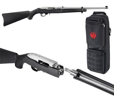 Ruger 10/22 Takedown Rifle .22 LR 18.5" 10 Rd - $383.99 ($9.99 S/H on Firearms / $12.99 Flat Rate S/H on ammo)