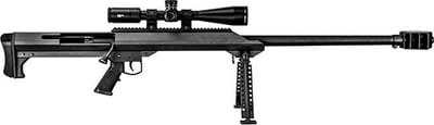 Barrett Model 99 50 BMG Single Shot 32″ Barrel, Black Anodized w/ Bipod & Vortex Viper PST Gen2 5-25 56 - $4854.99 ($9.99 S/H on Firearms / $12.99 Flat Rate S/H on ammo)
