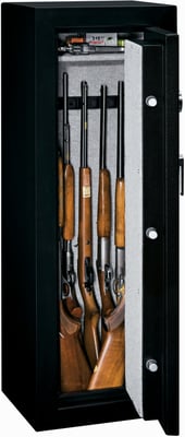 Stack-On 8 Gun Fire Resistant Security Safe with Electronic Lock Matte Black - $422.99