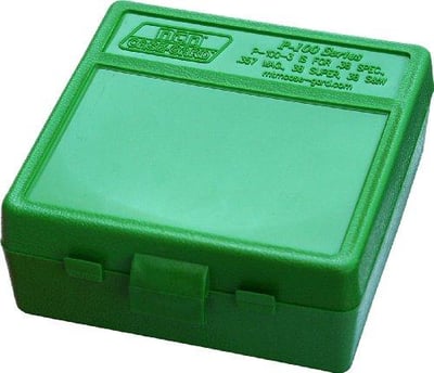 MTM 100 Round Flip-Top Ammo Box 38/357 Cal (Green) - $4.99 + FREE Shipping