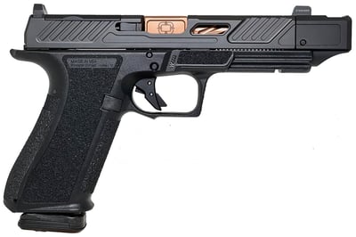 Shadow Systems DR920P Elite OR 9mm, 4.5" Compensated Bronze Barrel, Night Sights, Black, 17rd - $918.99 (click the Email For Price button to get this price) 