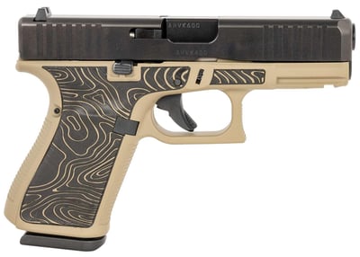 Glock 19 Gen5 "Topography" 9mm FDE 15rd - $549.99 