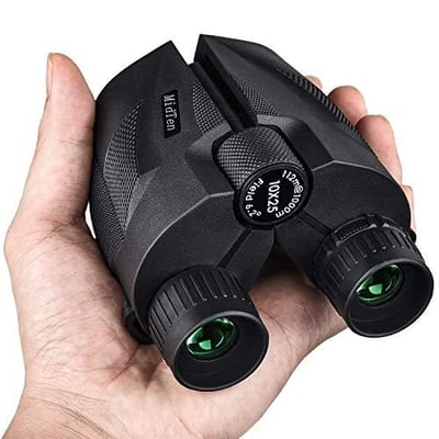 MidTen 10x25 Compact Binoculars with Low Light Night Vision Waterproof - $15.59 w/code "SPBLKYID" (Free S/H over $25)
