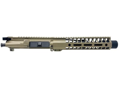 RTB FDE Complete 7.5" 5.56 Pistol Upper Receiver - FLASH CAN - 9.25" M-LOK - BCG & CH - $279.88 