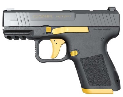 Canik Mete MC9 9mm 3.18" 15rd Black/Gold - $371.89 