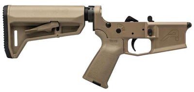 Aero Precision M4E1 Complete Lower Receiver with FDE MOE Grip & SL-K Carbine Stock - FDE Cerakote - APAR600184 - $299.99 