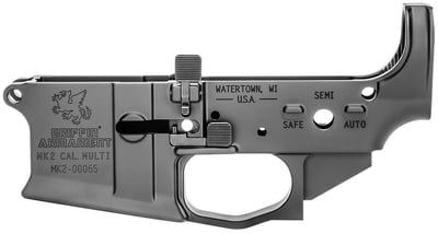 Griffin Armament MK2 Ambi Stripped Lower Black - $209.99 