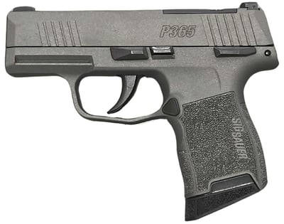 Sig Sauer P365 Optic Ready 9mm 3.1" barrel 10 Rnds Tungsten Grey Cerakote - $474.05 