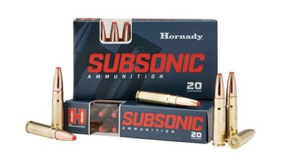 Hornady 300 Blackout 190gr Sub-X, 20/Box - $22.99