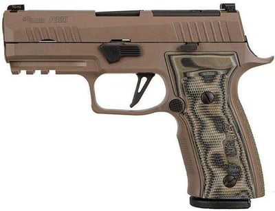 Sig Sauer P320 AXG Scorpion, 9mm, 4.7" Barrel, FDE, Optic Ready, (3) 17-Round Magazine - $795.99 