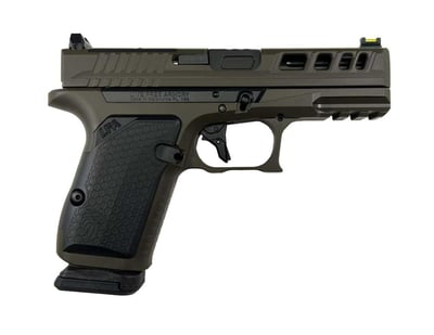 Live Free AMP 9mm Pistol 3.9" 15rd, OD Green - $399.99 