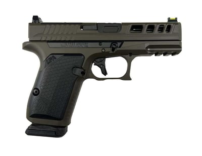 Live Free AMP 9mm Pistol 3.9" 15rd, OD Green - $499.99