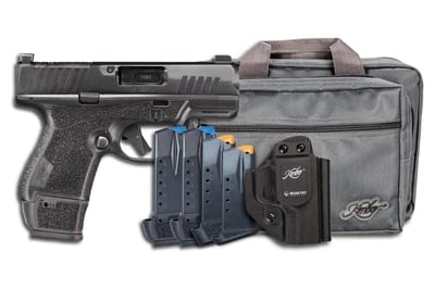 Kimber R7 Mako 9mm 11 + 1 Capacity, 3.37 " Barrel Black Optic- Ready Pistol Bundle With 5 Mags, Holsters And Range Bag - $558.99 ($14.99 flat rate shipping)