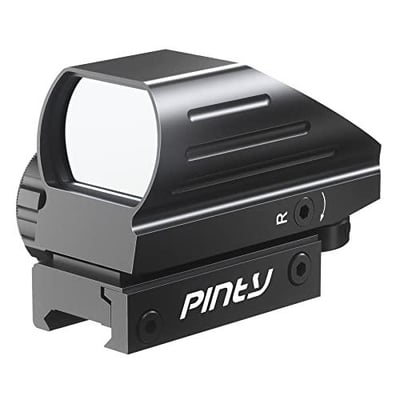 Pinty Red Green Reflex Rifle Dot 4 Different Reticles Black - $23.79 w/code "2PTFV7UO" + FREE Shipping