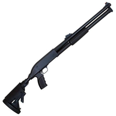 Ithaca M37 Defender .12 GA 20" 8rd Black Pistol Grip Tele Stock - $494.99 (Free S/H on Firearms)