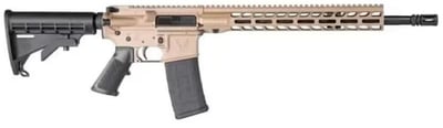 Stag 15 Tactical AR-15 Rifle, 5.56 Nato, 16" BBL, 3 - 30rd Mags, FDE Rec, Black 6 Pos Stock, A2 Grip,13.50" Slimline M-Lok Handguard - STAG15004802 - $699.99 
