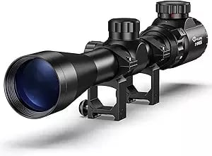 33% off CVLIFE 3-9x40 Rifle Scope, Red & Green Illuminated Optical Riflescope, 1 inch Tube Scope for Hunting with Mounts w/code COEXKHFQ - $19.75 + FREE Shipping