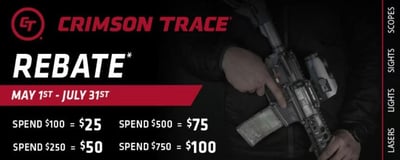 Crimson Trace Sight-In and Save - Up to $100 Back