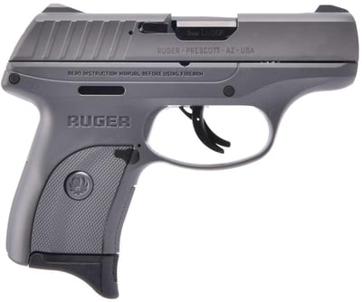Ruger EC9S 9MM Elite Concrete 9mm 7+1 Rounds 3.12" Barrel Blue/Black - $270.47