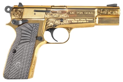 EAA Corp Girsan MCP35 Gold Engraved 9mm 4.87" Barrel 15-Rounds - $699.99 