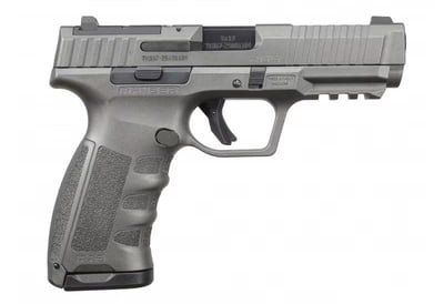 Ranger Arms RA9 Defence02, Semi-Automatic 9mm Pistol, Striker Fired, 4" Barrel, CZ75 Magazine Compatible, 17rd Magazine, Tungsten - $349.99
