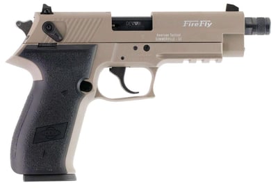 ATI GSG FireFly 22 LR 4.90" 10+1 Tan Tan Zinc Alloy Black Polymer Grip - $179.99