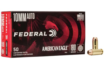 Federal American Eagle 10mm 180-gr. FMJ 50 Rnd - $19.99